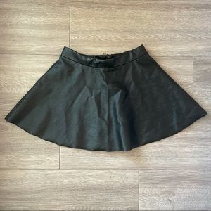 H&M Faux Leather Skirt